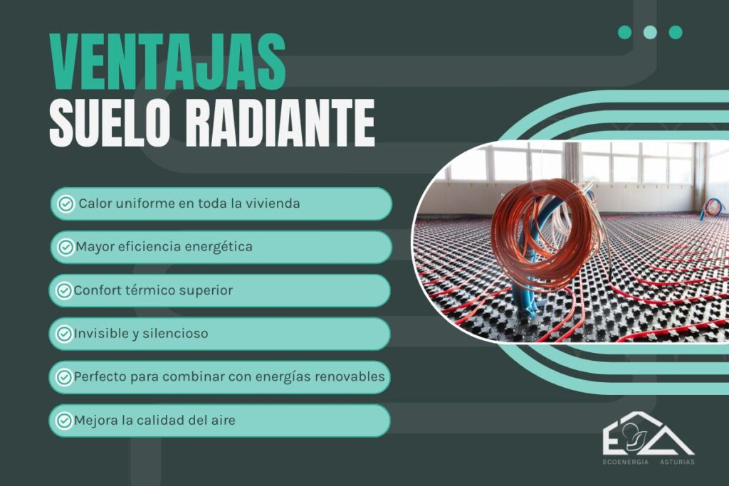 Ventajas del suelo radiante